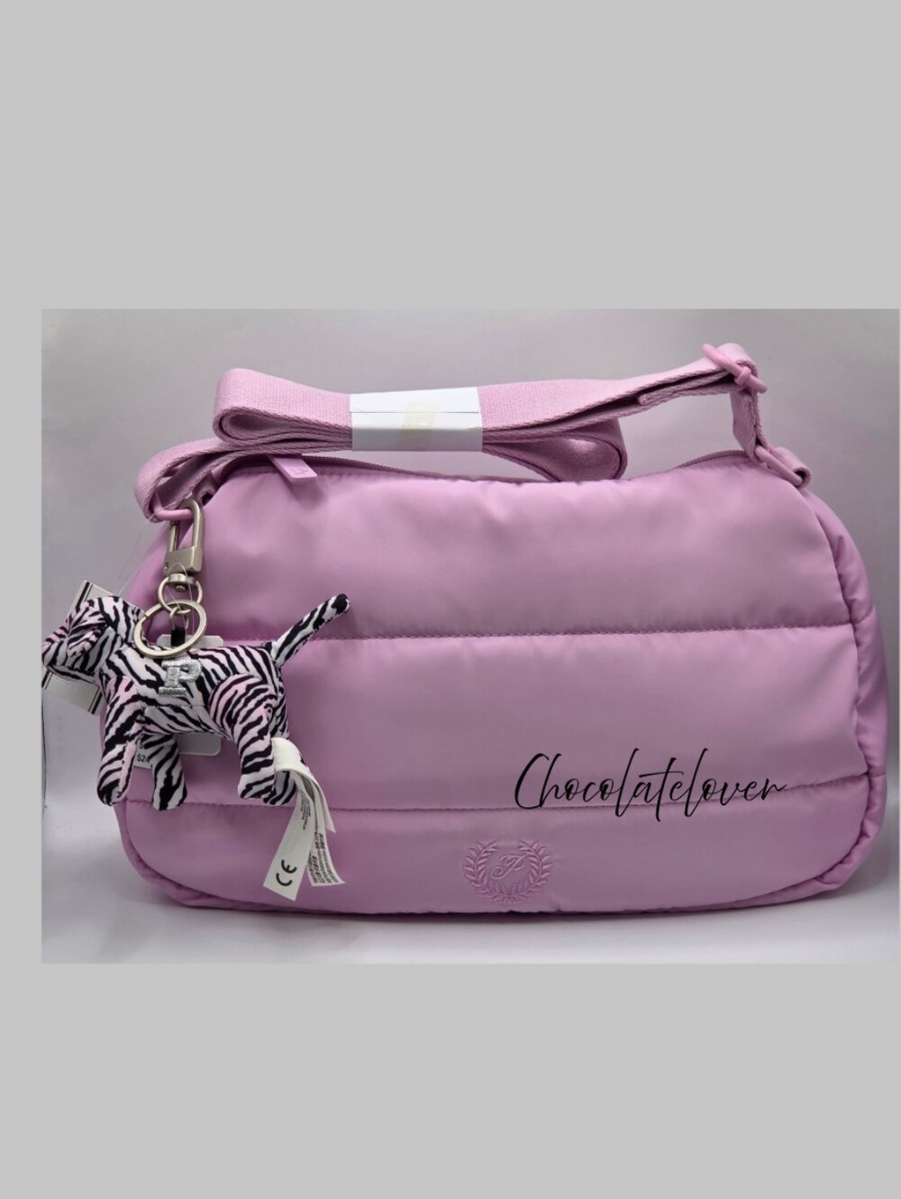 Victoria's Secret PINK Mini Puffer Bag Hushed Lilac Bundle New!♡♡
